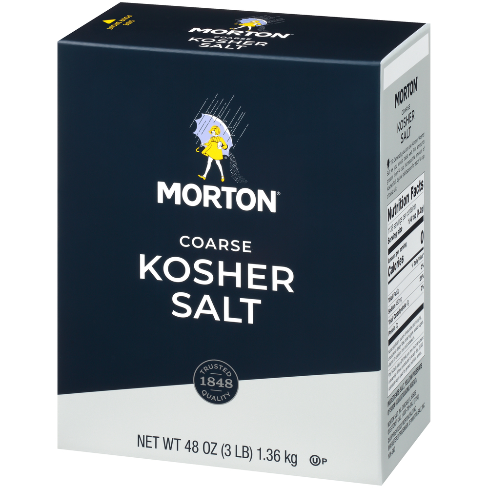 Morton Salt Coarse Kosher Salt – for Cooking, Grilling, Brining, & Salt Rimming, 48 oz box - image 8 of 12