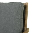 thumbnail image 5 of DecMode Wood Outdoor Sofa with Cushions - Dark Gray, 5 of 11