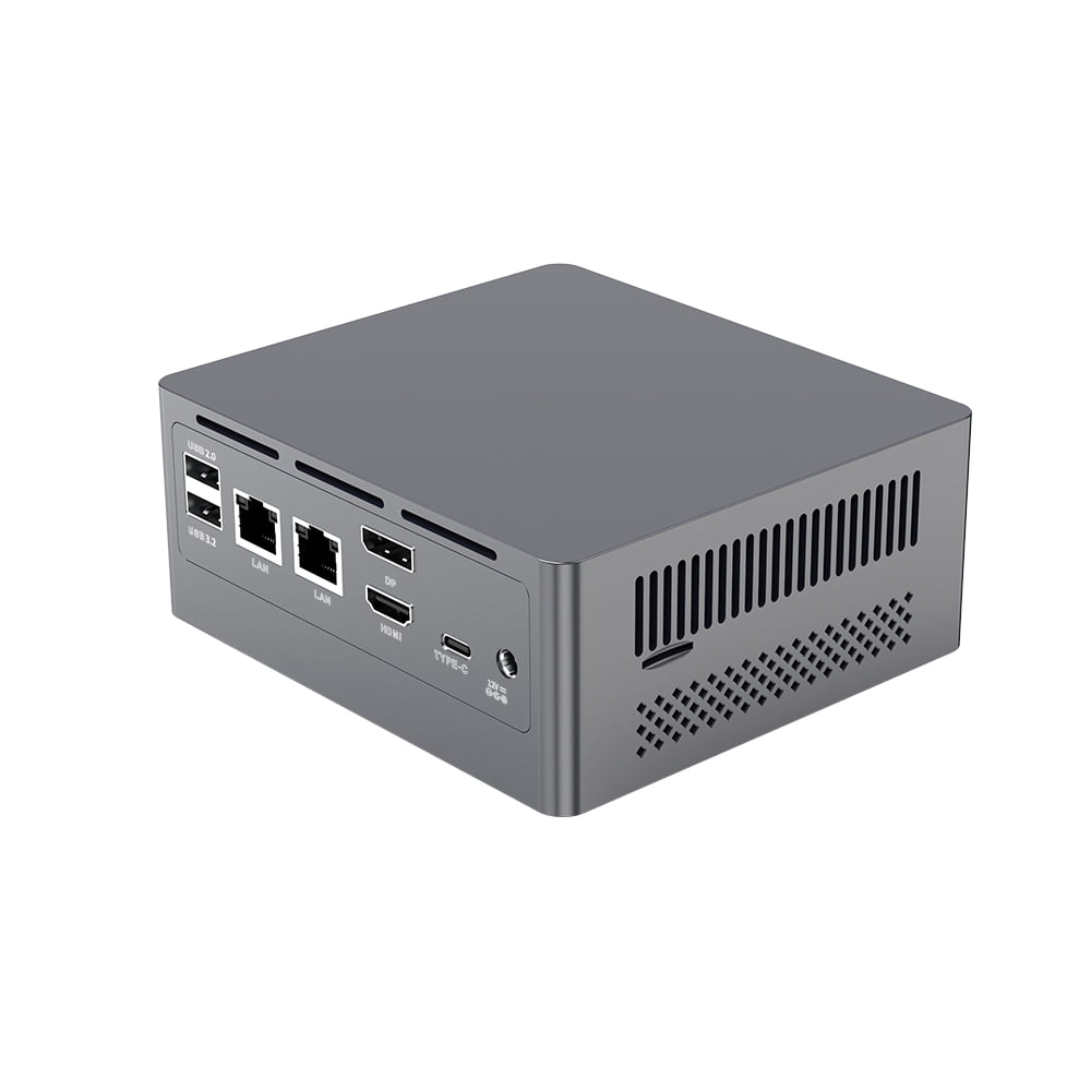 N9NP Mini PC Barebone, Intel Core i3-N305 (up to 3.8GHz), Intel UHD Graphics, 2 x 2.5GbE I226-V/6 x USB Ports/Wi-Fi 6/BT 5.2