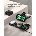 thumbnail image 6 of Pre-Owned Belkin MagSafe Charger Compatible 3-in-1 Magnetic Charging Travel Pad 15W-BoostCharge Pro Foldable Qi2-Certified Wireless Charger, MagSafe-Compatible Charger for iPhone, Apple Watch, AirPods, 6 of 7