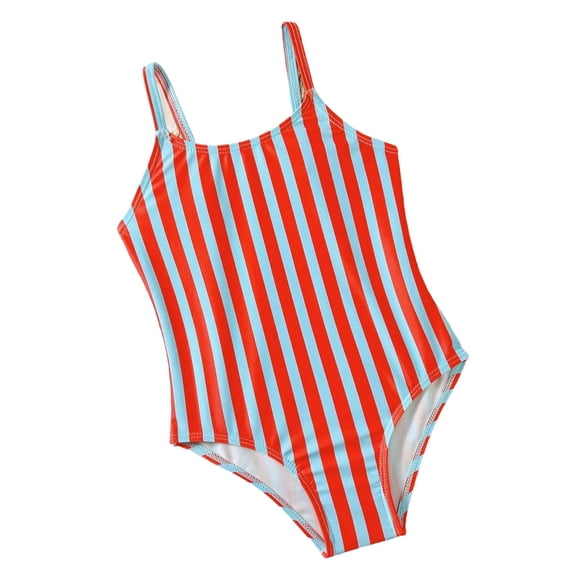 Toddler Swimsuit For Girls Floral Print One-Piece Upf 51 Sun With Ruffle Skirt Bathing Suit Size 4-5T