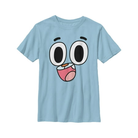 The Amazing World of Gumball Boys' Gumball Face Costume T-Shirt