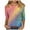Black, variant on Womens 3/4 Length Sleeve Tops Plus Size Shirts for Curvy Women S-5XL Summer Fasion Casual Graphic T-Shirts Going Out Tops Pullover Clothing