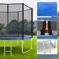thumbnail image 3 of AOTOB 8FT Trampoline for Kids/Adults, Backyard 600 LBS Trampoline with Safety Enclosure Net/Ladder, Blue, 3 of 12