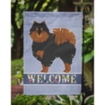 thumbnail image 3 of Pomeranian Welcome Garden Flag, 3 of 3