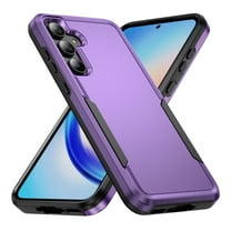 TECH CIRCLE for Samsung Galaxy A36 5G Rubber Hybrid Case Heavy-Duty Shockproof Drop Protection Anti-Scratch Dual Layer Light Slim Rugged Wireless Charging Support Cover for Women Men,K