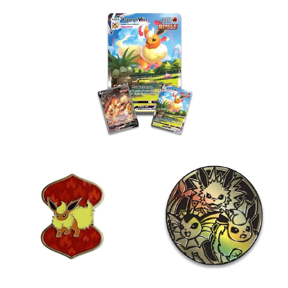 Pokemon Trading Card Game Flareon VMAX Premium Collection