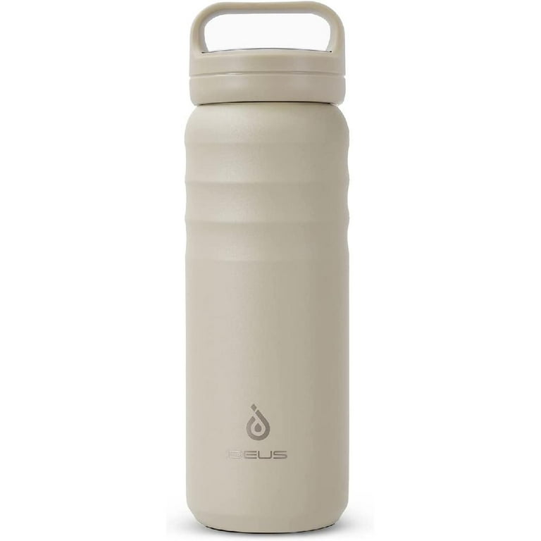 SANTECO 13oz Insulated Water Bottle with Handle, Stainless Steel Sport