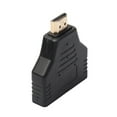 thumbnail image 4 of HEVIRGO 2PCS Compact 1080P HDMI-compatible Port Male to 2 Female 1 in 2 out Splitter Adapter Converter, 4 of 10