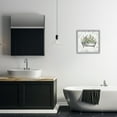thumbnail image 3 of Stupell Industries Leaf Patterned Bath Typography Painting Gray Framed Art Print Wall Art, 17 x 17, 3 of 10