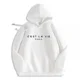 thumbnail image 3 of Sudadera con capucha y estampado de letras para mujer, primavera y otoño de 2024, sudaderas con capucha de manga larga para mujer, blusas de moda, jerséis holgados informales para mujer, 3 of 5
