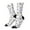 2 Black-2, variant on Monkey Submarine Captain Crew Socks for Men & Women, Breathable Casual Athletic Ankle Socks