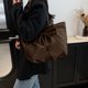 thumbnail image 4 of Bolso de mano con lazo grande para mujer, bolso de hombro de gran capacidad, bolso de mano con textura avanzada, que combina practicidad y moda, bolso de mano de PU para mujer., 4 of 7