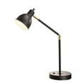 thumbnail image 4 of Catalina Lighting Lennon 20.75''  Adjustable Desk Lamp Modern Task Light with Metal Dome Shade and  2-Prong Power Outlet in Base for Home, Office, or Bedroom, Black, 4 of 5