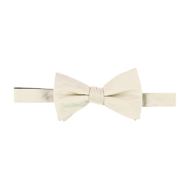 Ryan Seacrest Nœud Papillon Pré-Noué Uni pour Homme, Beige, Taille Unique
