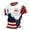 Red&11E0310, variant on Trgacdwlo S-4XL 250th Anniversary Shirts 1776-2026 Flag Print Short Sleeve Mens Big and Tall Shirts Independence Day Red White and Blue Mens 4th of July Shirt Red M