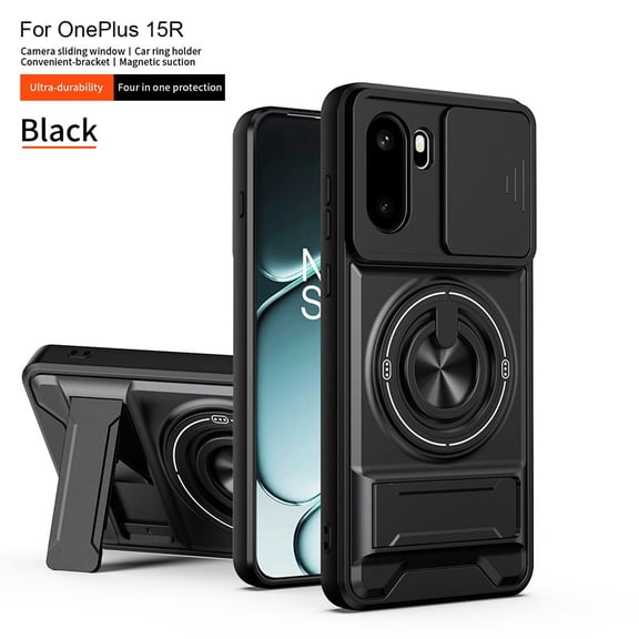 TYJKeJi Case with Kickstand Drop Resistant Shockproof Case For OnePlus 15R