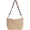 White, variant on BadPiggies Straw Handbags for Women, Chain Underarm Shoulder Bag Classic Summer Beach Purses Tote Handbags (White)