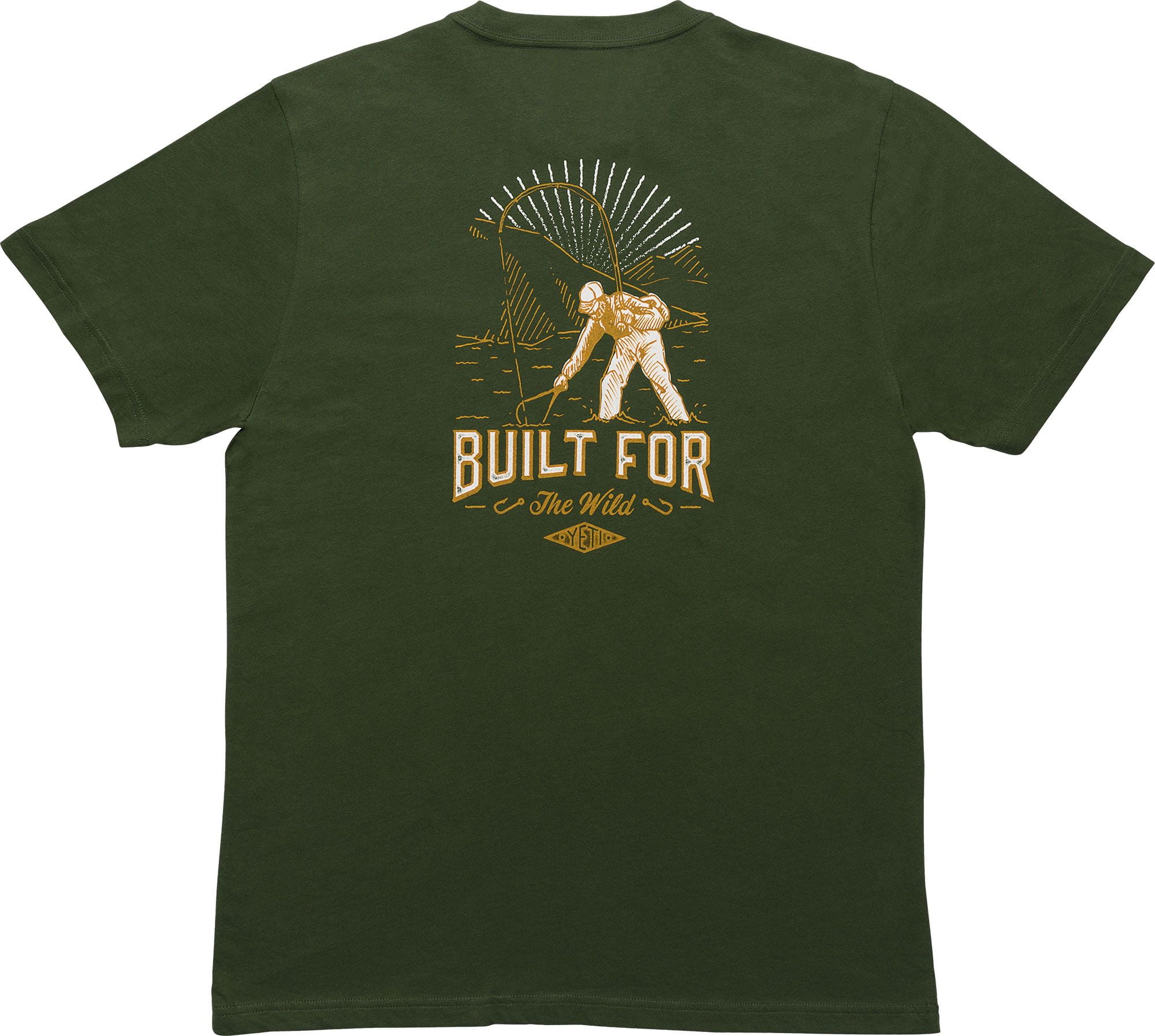 YETI YETI Men's Fish Short Sleeve Pocket TShirt