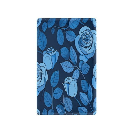 Switch Panel Switch Decoration 2.76x4.53x0.28 Inches Toggle Switch Switch Plate Wall Plates Living Room Kitchen Bedroom Study Switches Blue Rose