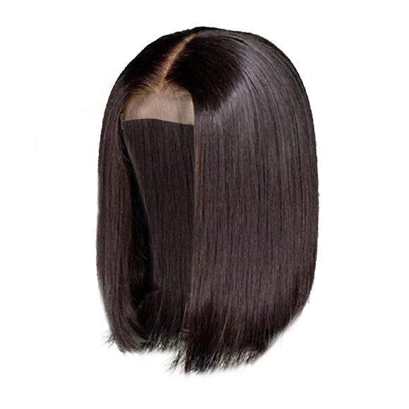 Wig Clearance, Bradem Bob Wig Human Hair 13X4 Bob Lace Front Wigs Human Hair Pre Plucked with Hair 180% Density Glueless Short Bob Wig Natural Black Color, Pullover Toupee Clearance Sale! Wig X1