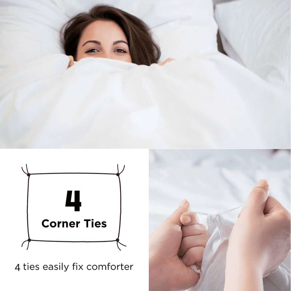 EASYCOT 800 Therad Count Queen Duvet Set 3 - Pieces Soft 100% Egyptian Cotton Solid Duvet Cover Set - Breathable Bedding Set with Zipper Closure Long Staple - Comforter Cover - Black