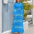 thumbnail image 3 of Vestido largo clásico retro de azafata Vestido de noche para mujer Vestido de mujer Verano 2024 Fiesta de lujo para mujer, 3 of 4