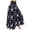 A-Black91, variant on Women Pants Vintage Floral Print Wide Leg Smocked Flowy Swing Maxi Skirt Pants Casual Daily Commuting Hangout Pants