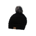 thumbnail image 1 of Gravity Threads Bonnet Tricoté à Pompons - Noir/gris, 1 of 2