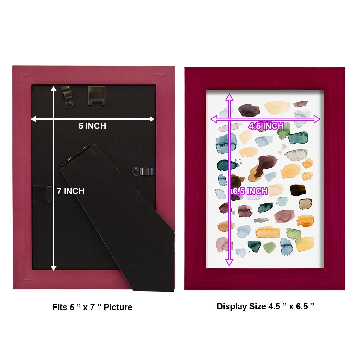 Shattered Segments II - Framed Print w/glass - Cherry Red