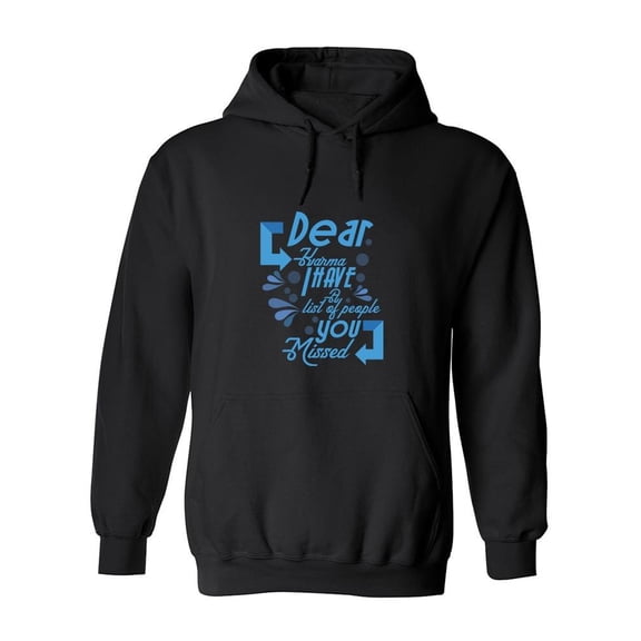Funny Karma Quote Hoodie Men -SPIdeals Designs, Male Medium