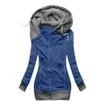 thumbnail image 1 of Veste à Capuche pour Femmes avec Cordon de Serrage, Coupe Ajustée, Manteau de Mode, Vêtement d'Extérieur, Hiver Chaud, 1 of 3