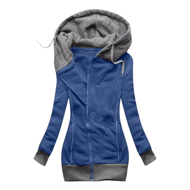 Veste à Capuche pour Femmes avec Cordon de Serrage, Coupe Ajustée, Manteau de Mode, Vêtement d'Extérieur, Hiver Chaud