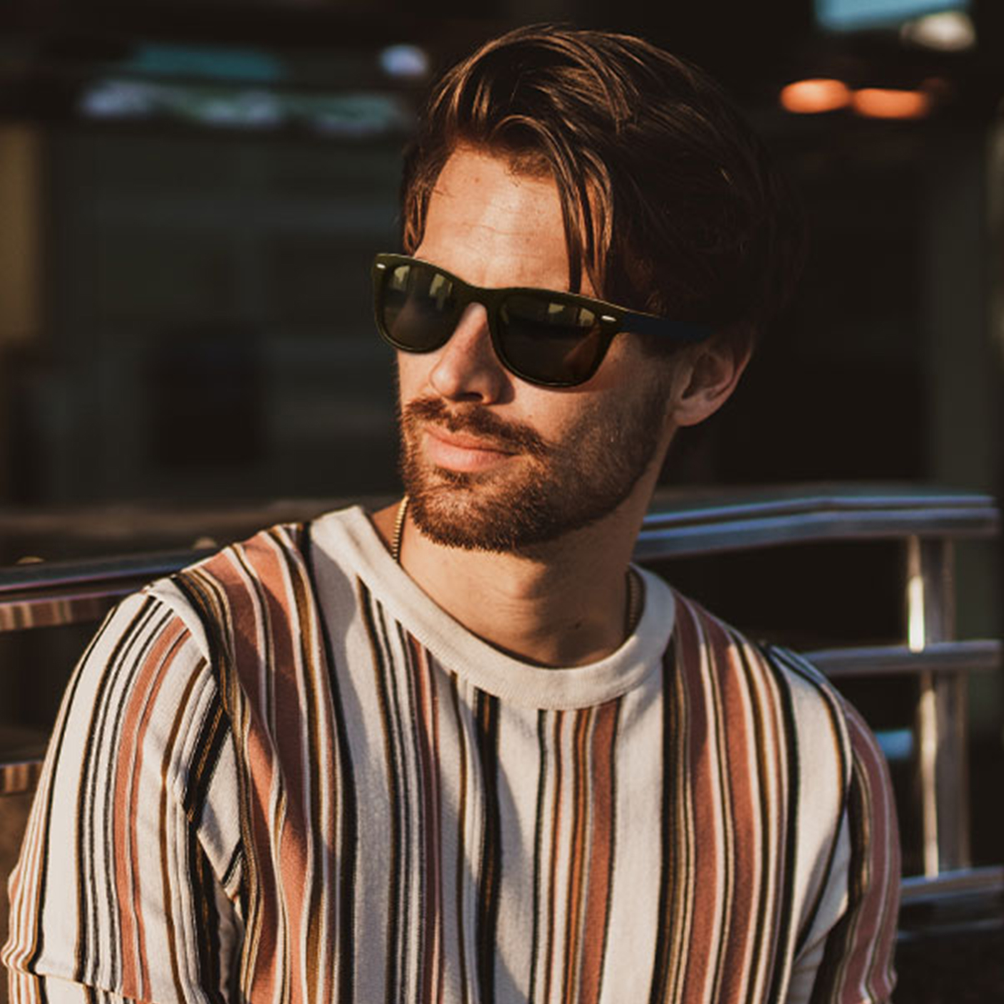 Joopin Square Polarized Sunglasses, Black photo 4