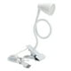 thumbnail image 2 of Lámpara de clip ajustable Luz de aprendizaje USB Lectura Protección ocular Suministros de iluminaciónBlanco, 2 of 8