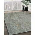 thumbnail image 3 of Ahgly Company Machine Washable Indoor Round Transitional Carbon Gray Area Rugs, 8' Round, 3 of 7