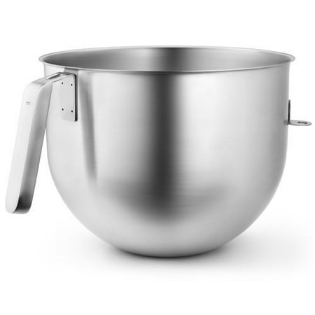 

KitchenAid 7 Quart NSF Certified Polished Stainless Steel Bowl with J Hook