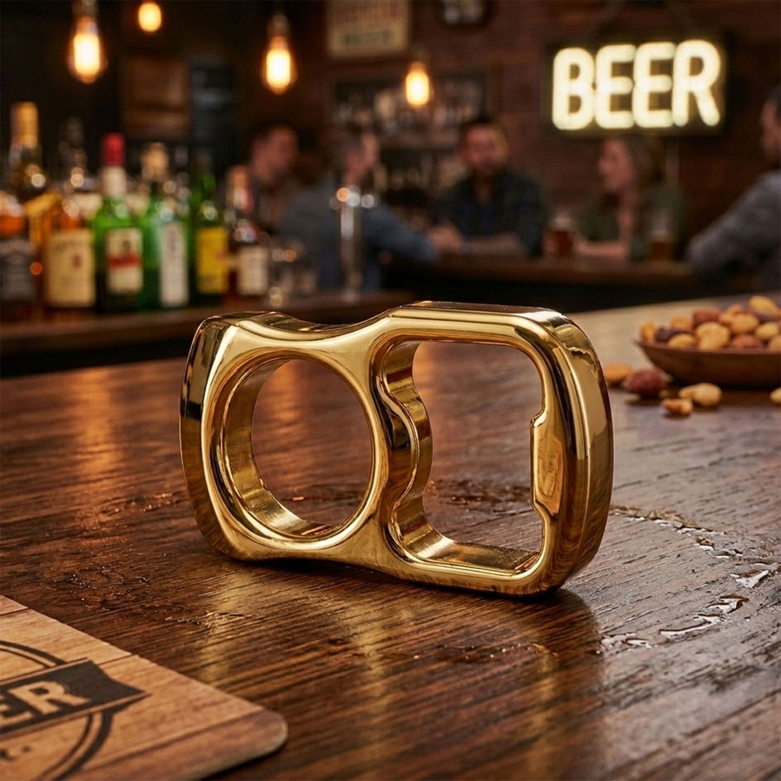 Unbranded Bottle Opener Solid Brass Manual Can Openers