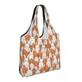 thumbnail image 2 of General Bunny Pattern Colorful Animals Canvas Shoulder Bag, 2 of 7