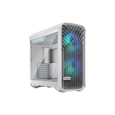 UPC: 0843276105235 | Fractal Design Torrent RGB White E-ATX Tempered Glass Window High-Airflow Mid Tower Computer Case