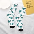 thumbnail image 4 of Uemuo Cartoon Shark Printed Kids Boys Socks Seamless Crew Socks Crazy Funny Athletic Sport Socks for Children, 4 of 6