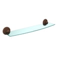 thumbnail image 4 of Monte Carlo Collection 18-in Glass Shelf in Polished Brass, 4 of 7