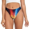 thumbnail image 1 of Fotbe Wolf Tanga Sin Costuras para Mujer con Estampado – Panties Invisibles, Transpirables y Cómodos para Uso Diario-Large, 1 of 6