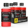 Pedialyte Blend Electrolyte Supplements, Fruit Punch, 12 fl oz Per Serving, 135.2 fl oz, 4 Pack