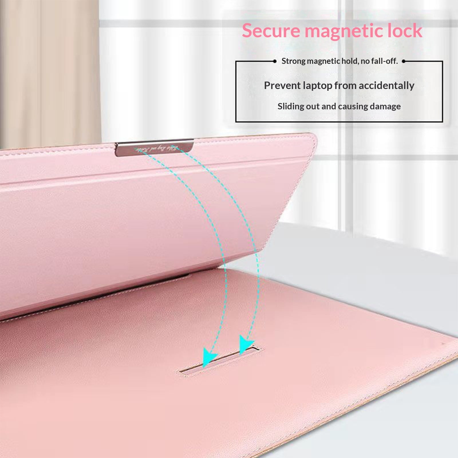 Portable PU Leather Case with Hand Rest Design for 13-16 Inch Computers