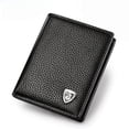 thumbnail image 2 of Cartera de estudiante súper mini de piel de vaca de estilo coreano, billetera pequeña ultrafina y súper suave para hombres, 2 of 5