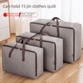 thumbnail image 1 of Bolsa de almacenamiento de colchas grande de tela Oxford duradera, bolsa de mudanza impermeable, bolsa de lona, bolsa de almacenamiento de colchas de algodón, bolsa de acabado para dormitorio, 1 of 5