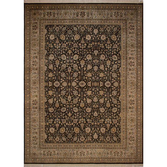 Wali Griffin Drk. Green/Grey Rug, 9'2" x 12'5"