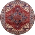 thumbnail image 1 of Ahgly Company Machine Washable Indoor Round Industrial Modern Rosy Pink Area Rugs, 5' Round, 1 of 7