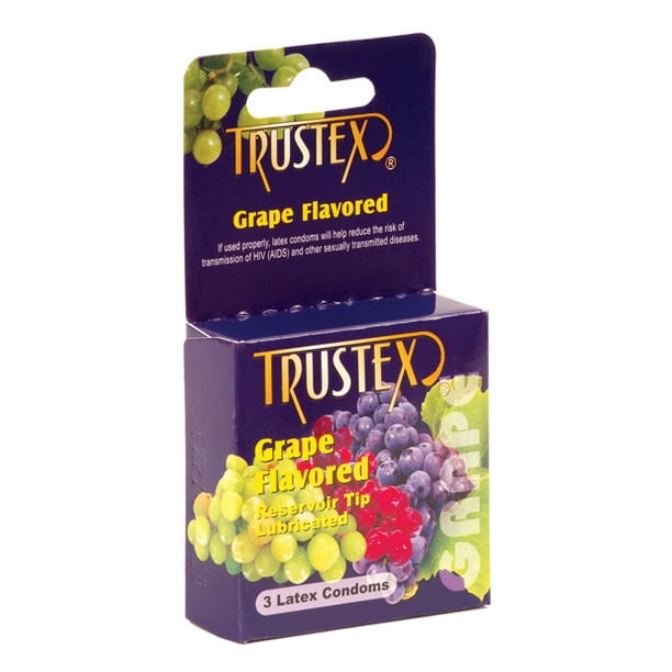 Trustex Flavored Condoms 3 Pack Grape